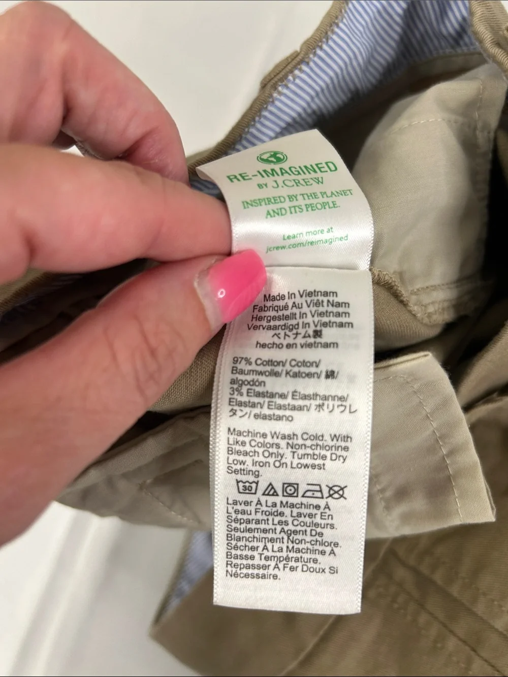 J. Crew Khaki Cotton Shorts size 12